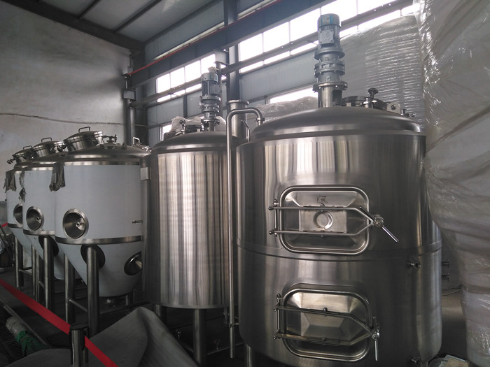 Belgium 2 vessels craft beer making brewery equipment ZXF